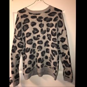 Cheetah print sweater